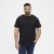 North Latitude T-Shirt O-Neck Black TALL - TALL T-shirts - T-Shirts Überlänge Herren