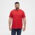 North Latitude T-Shirt O-Neck Red TALL - TALL T-shirts - T-Shirts Überlänge Herren