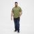 North Latitude T-Shirt O-Neck Olive Green TALL - TALL T-shirts - T-Shirts Überlänge Herren