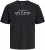 Jack & Jones Kevin T-Shirt Schwarz - Herren-T-shirts - Herren-T-Shirts in großen Größen