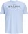 Jack & Jones Kevin T-Shirt Blau - Herren-T-shirts - Herren-T-Shirts in großen Größen