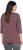 Ulla Popken 3/4 Sleeve Geometric Graphic Tee Plum - T-Shirts - 