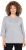 Ulla Popken Decorative Seam Short Sleeve Tee Grey - T-Shirts - T-Shirts für Damen