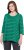 Ulla Popken Striped 3/4 Sleeve A-Line Tee Moss Green - T-Shirts - T-Shirts für Damen