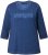 Ulla Popken UNIQUE Embroidered 3/4 Sleeve Tee Ink Blue - T-Shirts - T-Shirts für Damen