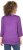 Ulla Popken UNIQUE Embroidered 3/4 Sleeve Tee Purple - T-Shirts - T-Shirts für Damen