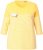 Ulla Popken Paper Boat Print 3/4 Sleeve Tee Sun Yellow - Bedruckte T-shirts für herren - 