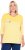 Ulla Popken Paper Boat Print 3/4 Sleeve Tee Sun Yellow - Bedruckte T-shirts für herren - 