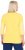 Ulla Popken Paper Boat Print 3/4 Sleeve Tee Sun Yellow - Bedruckte T-shirts für herren - 