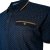 Kam Jeans 5529 AOP Mini Geo Print Polo Indigo - Polo-shirts für herren - Polo-Shirts für Herren in großen Größen