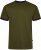 Kam Jeans 5781 Ringer Tee with Shoulder Tape Dark Olive - Herren-T-shirts - Herren-T-Shirts in großen Größen