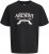 Jack & Jones Dover Denim O-Neck T-Shirt Black - Herren-T-shirts - Herren-T-Shirts in großen Größen