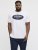 Jack & Jones Dover Denim O-Neck T-Shirt White - Herren-T-shirts - Herren-T-Shirts in großen Größen
