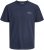 Jack & Jones College Logo Crew Neck T-Shirt Blue - Herren-T-shirts - Herren-T-Shirts in großen Größen