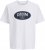 Jack & Jones Dover Denim O-Neck T-Shirt White - Herren-T-shirts - Herren-T-Shirts in großen Größen