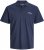 Jack & Jones College Logo Short Sleeve Polo Shirt Blue - Polo-shirts für herren - Polo-Shirts für Herren in großen Größen