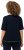 Ulla Popken Classic Fit Half-Sleeve Crew Neck T-shirt With Hem Inscription Navy Blue - Bedruckte T-shirts für herren - 