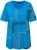 Ulla Popken Paisley A-Line Short Sleeve Tee Sapphire Blue - Bedruckte T-shirts für herren - 