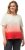 Ulla Popken Dip Dyed Short Sleeve Logo Tee Off-White - Bedruckte T-shirts für herren - 