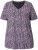 Ulla Popken So Many Dots Tee Light Heather - Bedruckte T-shirts für herren - 