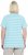 Ulla Popken Palm Tree Embroidered Tee Deep Aqua - Bedruckte T-shirts für herren - 
