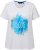 Ulla Popken BISOUS Short Sleeve Graphic Tee Snow White - Bedruckte T-shirts für herren - 
