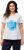 Ulla Popken BISOUS Short Sleeve Graphic Tee Snow White - Bedruckte T-shirts für herren - 