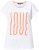 Ulla Popken LOVE Short Sleeve Graphic Tee Snow White - Bedruckte T-shirts für herren - 