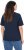 Ulla Popken TRUE Lettering Short Sleeve Tee Navy Blue - Bedruckte T-shirts für herren - 