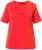 Ulla Popken TRUE Lettering Short Sleeve Tee Neon Red - Bedruckte T-shirts für herren - 