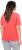 Ulla Popken Easy Short Sleeve Acid Wash Graphic Tee Light Red - Bedruckte T-shirts für herren - Bedruckte Damen-T-Shirts