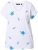 Ulla Popken Cross Stitch Short Sleeve Tee Snow White - Bedruckte T-shirts für herren - Bedruckte Damen-T-Shirts
