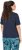 Ulla Popken Ride The Wave Short Sleeve V-Neck Graphic Tee Navy Blue - Bedruckte T-shirts für herren - 