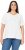 Ulla Popken Embroidered Sunrise Lettering Tee Off-White - Bedruckte T-shirts für herren - 