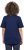 Ulla Popken Marine Print Short Sleeve Tee Ink Blue - Bedruckte T-shirts für herren - 