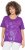 Ulla Popken Marine Print Short Sleeve Tee Purple - Bedruckte T-shirts für herren - 