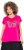 Ulla Popken Free Spirit Butterfly Cap Sleeve Graphic Tee Magenta Pink - Bedruckte T-shirts für herren - 