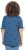 Ulla Popken Bow Print Split Sleeve Tee Indigo Denim - Bedruckte T-shirts für herren - 