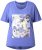 Ulla Popken Lady Of The Moon Short Sleeve Graphic Tee Lavender - Bedruckte T-shirts für herren - 