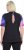 Ulla Popken Cutout Abstract Print Short Sleeve Tee Ink Blue - Bedruckte T-shirts für herren - 