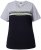 Ulla Popken Nostalgic Escape Performance T-Shirt Black - Bedruckte T-shirts für herren - Bedruckte Damen-T-Shirts