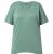 Ulla Popken Quick Drying Pointed Hem Stretch Fit Tee Ivy Green - T-Shirts - T-Shirts für Damen