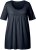 Ulla Popken Essential Front Pleat Tee Navy Blue - T-Shirts - T-Shirts für Damen