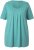 Ulla Popken Essential Front Pleat Tee Green - T-Shirts - T-Shirts für Damen