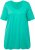 Ulla Popken Essential Front Pleat Tee Turquoise Green - T-Shirts - T-Shirts für Damen