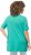 Ulla Popken Essential Front Pleat Tee Turquoise Green - T-Shirts - T-Shirts für Damen