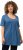 Ulla Popken Essential Front Pleat Tee Denim Blue - T-Shirts - 