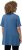 Ulla Popken Essential Front Pleat Tee Denim Blue - T-Shirts - 