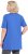 Ulla Popken Essential Front Pleat Tee Peacock Blue - T-Shirts - T-Shirts für Damen
