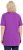 Ulla Popken Essential Front Pleat Tee Purple - T-Shirts - 